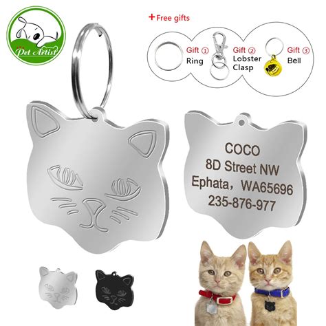 rfid tag cat|pet name tags personalized.